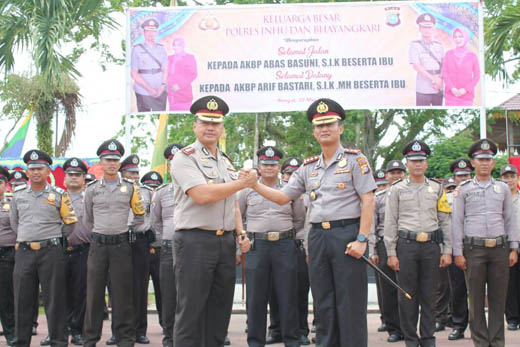 AKBP Arif Bastari Resmi Jabat Kapolres Inhu